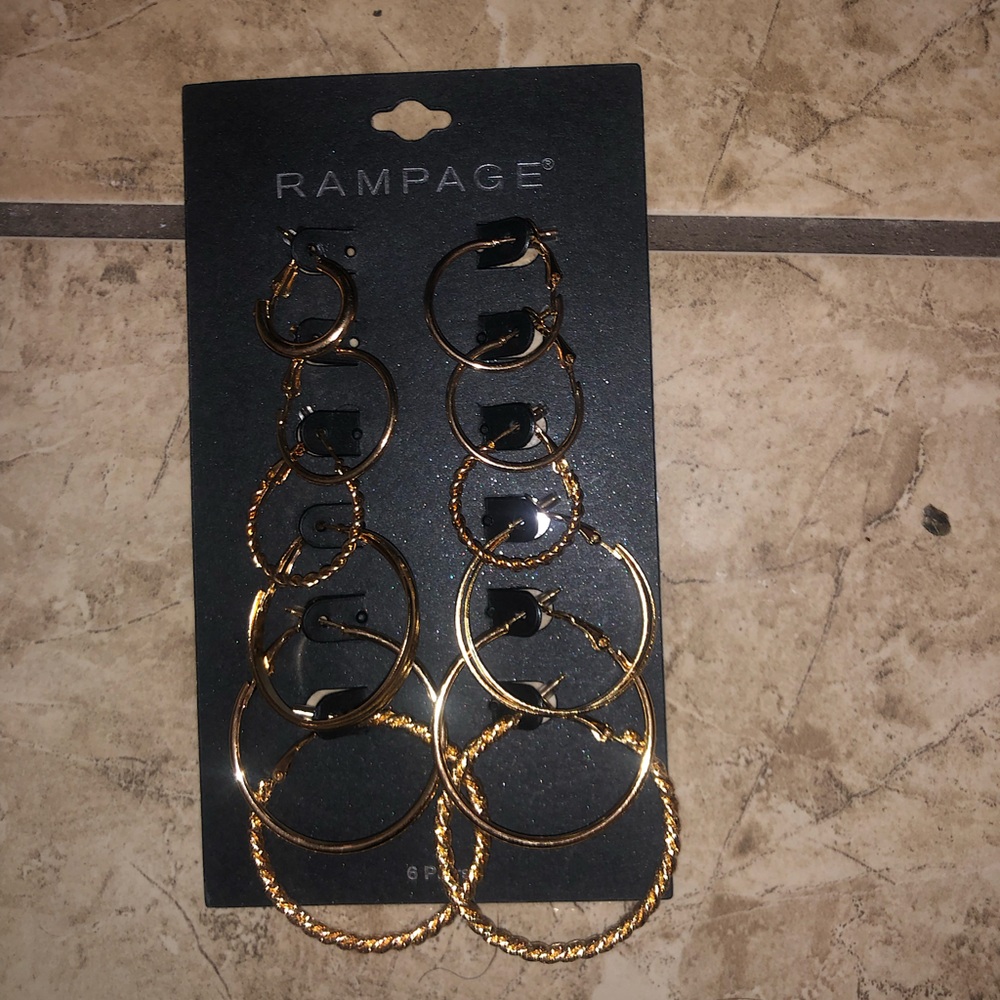 Rampage Gold Hoop Earrings Collection